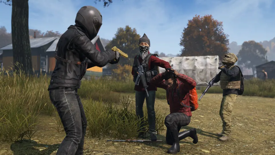 Официальный скриншот DayZ: конфликт выживших, один на коленях