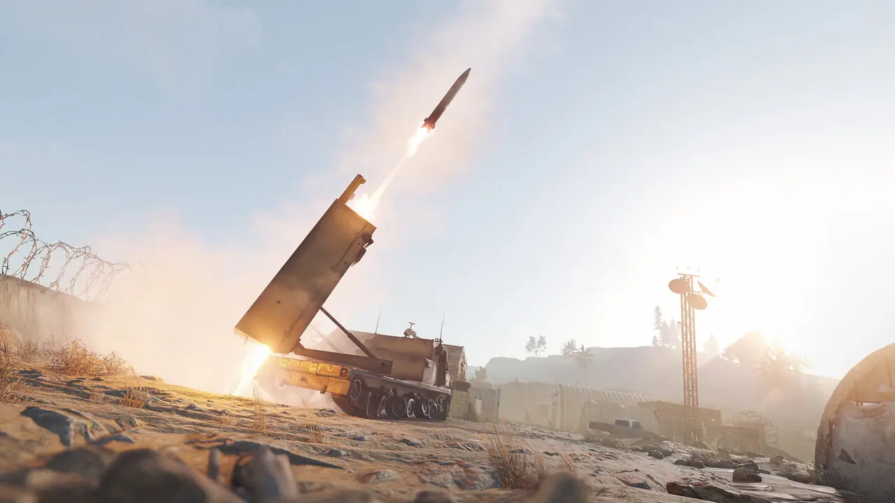 РСЗО MLRS снаружи