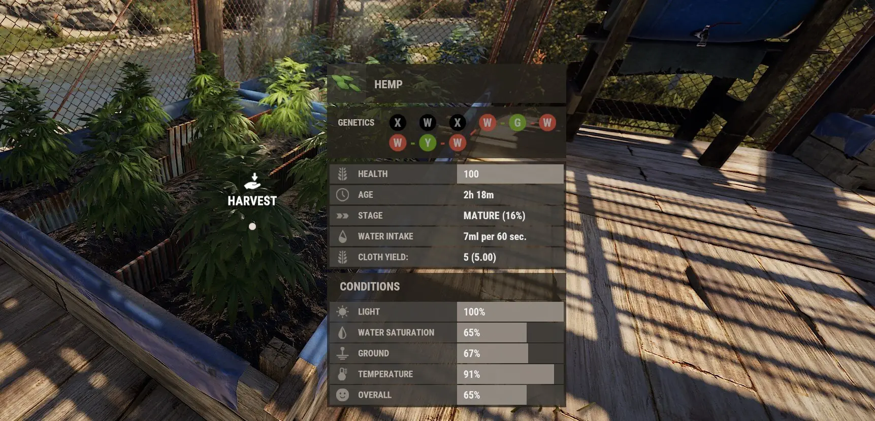 UI растения: Ground режет Overall