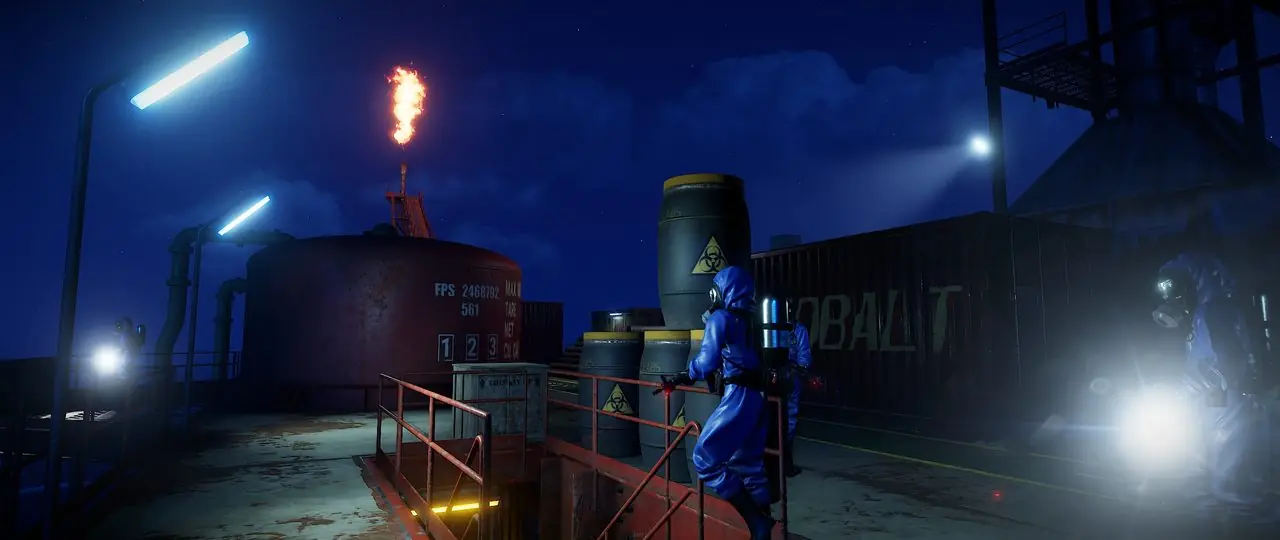 Большая нефтяная вышка Rust — камеры OILRIG2HELI и OILRIG2DOCK