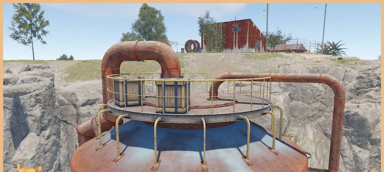 Канализационный отвод Sewer Branch — трубы и бак